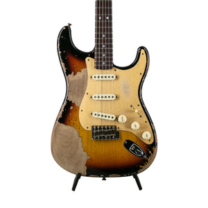 Fender Custom Shop LTD Roasted Bighead Strat Super Heavy Relic, Super Faded Aged 3-Color Sunburst