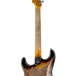 Fender Custom Shop 61 Bone Tone Stratocaster Super Heavy Relic, Super Faded Aged 3-Color Sunburst