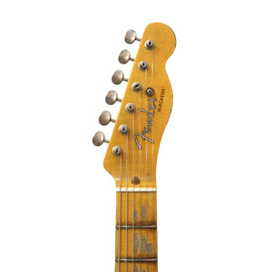 Fender Custom Shop Limited Edition 50s Vibra Telecaster Heavy Relic Guitar, Aged Butterscotch Blonde