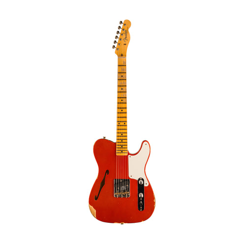 Fender Custom Shop Limited Edition Red Hot Esquire Relic, Super Faded Aged Candy Apple Red
