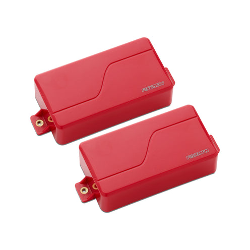 Fishman Fluence Modern Active Humbucker 6-String Pickup Set, Red Plastic