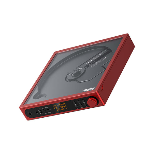 FiiO DM15 R2R Portable Stereo CD Player, Red