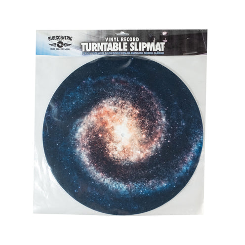 Bluescentric Spinning Galaxy Graphic Turntable Slip Mat (AE)