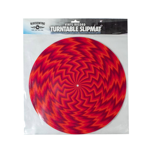 Bluescentric Hot Pink Electric Optical Illusion Turntable Slip Mat (AE)