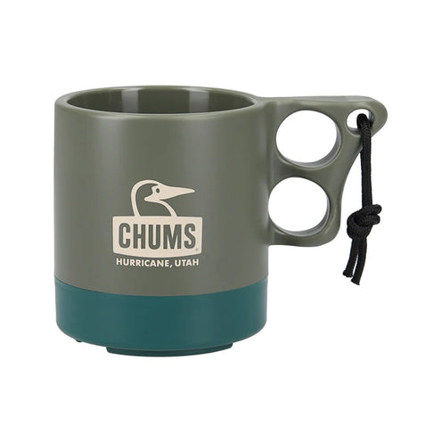 CHUMS Camper Mug Cup, Charcoal/Teal Green