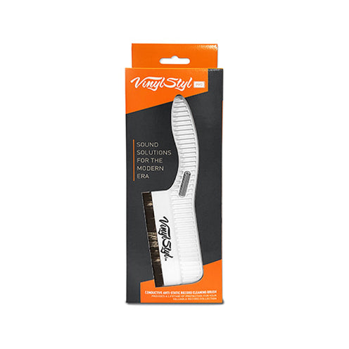 Vinyl Styl Premium Conductive Anti-Static Record Cleaning Brush White