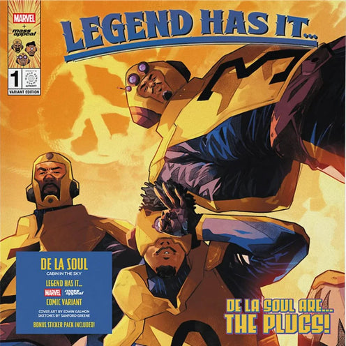 Cabin in the Sky (Limited Marvel Variant Marbled Vinyl) (EU Press) - De La Soul (Vinyl) (BD)