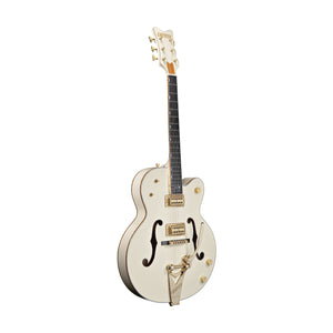 Gretsch G6136-1958 Stephen Stills Signature White Falcon Guitar w/Bigsby, Ebony FB, Aged White