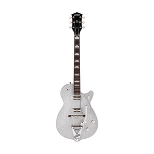 Gretsch G6129T-89VS Vintage Select 89 Sparkle Jet Electric Guitar, Silver Sparkle