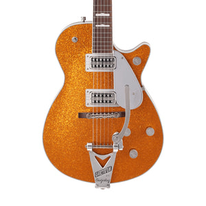 Gretsch G6129T-89VS Vintage Select 89 Sparkle Jet Electric Guitar, Gold Sparkle