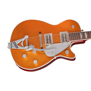 Gretsch G6129T-89VS Vintage Select 89 Sparkle Jet Electric Guitar, Gold Sparkle