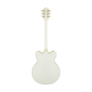Gretsch G6609TG Players Edition Broadkaster Center Block Double-Cut Guitar w/Bigsby, Vintage White