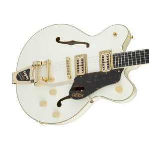 Gretsch G6609TG Players Edition Broadkaster Center Block Double-Cut Guitar w/Bigsby, Vintage White