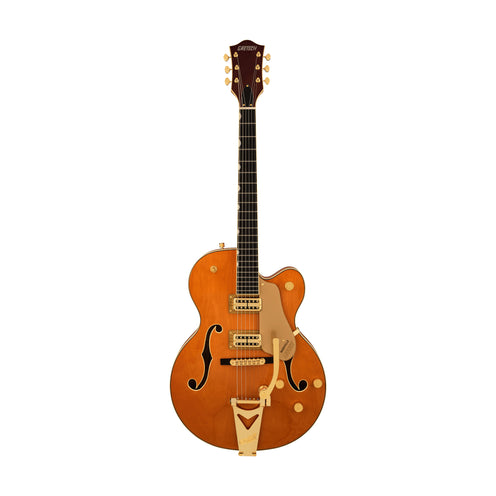 Gretsch Synchromatic Nashville Hollow Body Single-Cut w/Bigsby Electric Guitar, 50s Orange Stain