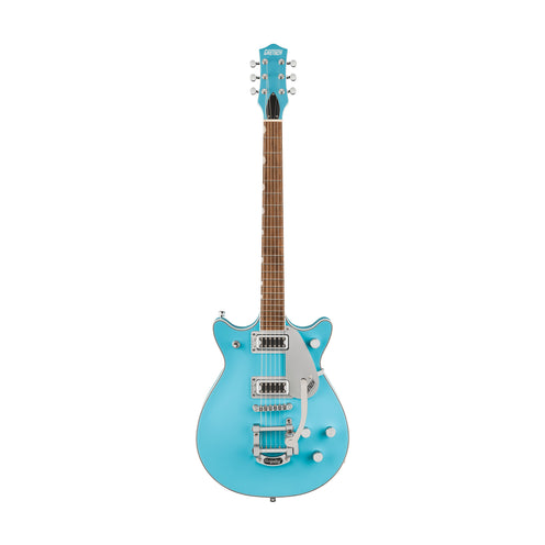 Gretsch G5232T Electromatic Double Jet FT Electric Guitar w/Bigsby, Laurel FB, Kailani Blue