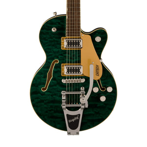 Gretsch G5655T-QM Electromatic Center Block Jr. Single-Cut Quilted w/ Bigsby Guitar, Maple FB, Mariana