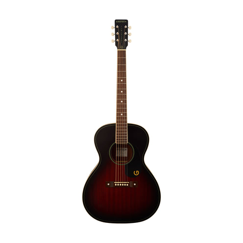 Gretsch Jim Dandy Concert Acoustic Guitar, Deep Cherry Burst