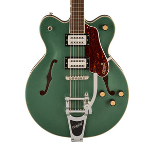 Gretsch G2622T Streamliner Center Block Double-Cut Electric Guitar, Steel Olive