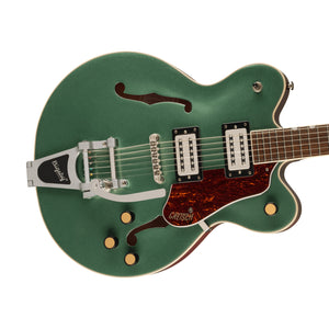 Gretsch G2622T Streamliner Center Block Double-Cut Electric Guitar, Steel Olive