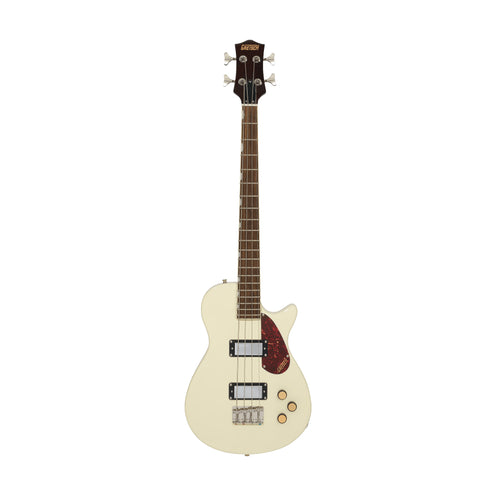 Gretsch Streamliner Jet Club Bass Single-Cut Guitar, Laurel FB, Vintage White