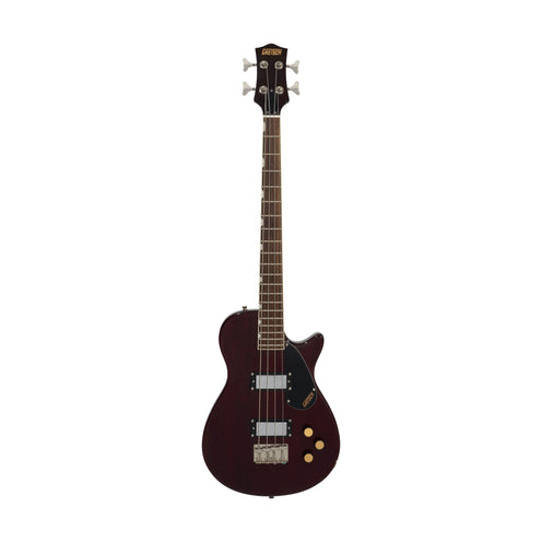Gretsch Streamliner Jet Club Bass Single-Cut Guitar, Laurel FB, Walnut Stain