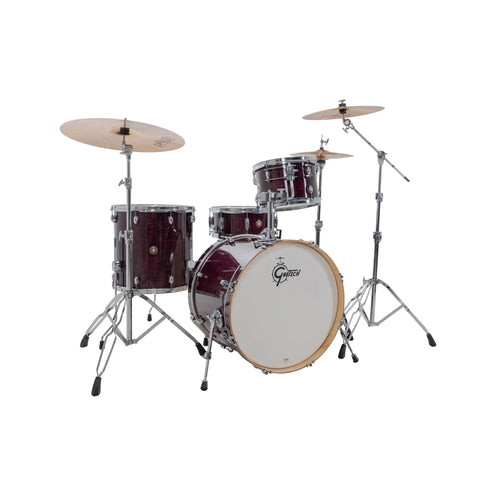 Gretsch CM2-E625-PG Catalina Maple 5pcs Drum Shell Kit (22in Bass Drum), Purple Gloss