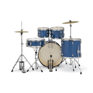 Gretsch RGE625BS Renegade 5-Piece Drum Kit w/Hardware+Cymbals(13H+15CR), Blue Sparkle