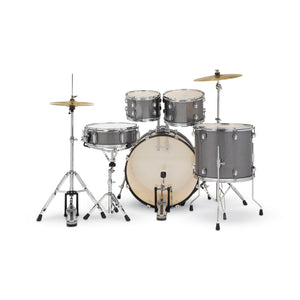 Gretsch RGE625GS Renegade 5-Piece Drum Kit w/Hardware+Cymbals(13H+15CR), Grey Sparkle