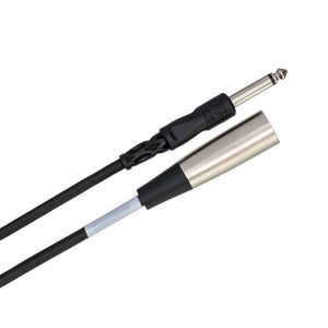 Hosa PXM-110 10 FT 1/4 inch TS Male to XLR Male Unbalanced Interconnect Cable