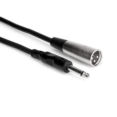 Hosa PXM-120 20 FT 1/4-inch TS Male to XLR Male Unbalanced Interconnect Cable