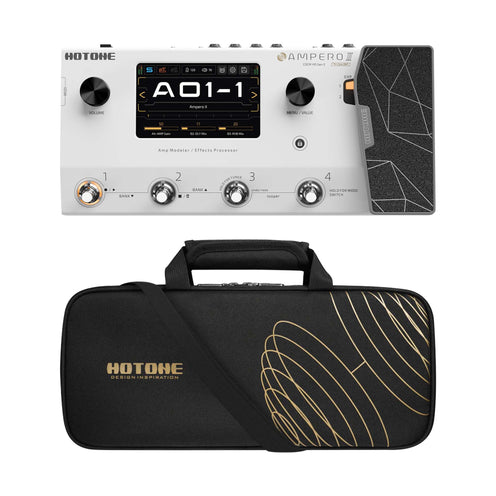 Hotone MP-350 Ampero II Multieffects Pedal, Bundle