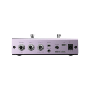 Hotone MP-50PT Ampero Mini Multieffects Pedal w/9V adapter, Purple Taro