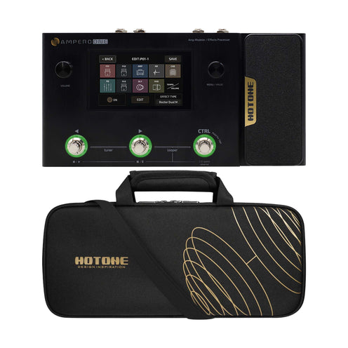 Hotone Ampero ONE Multi-effects Pedal, Bundle