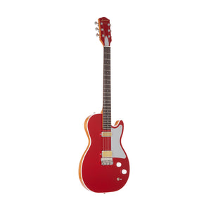 Harmony Standard Series Jupiter Thinline Electric Guitar w/Case, Cherry