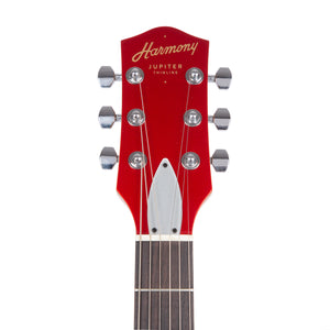 Harmony Standard Series Jupiter Thinline Electric Guitar w/Case, Cherry