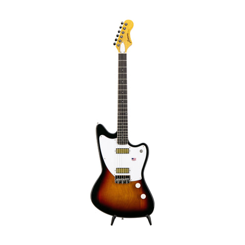 Harmony Standard Series Factory Special Silhouette Electric Guitar w/Case, 3-Tone Sunburst