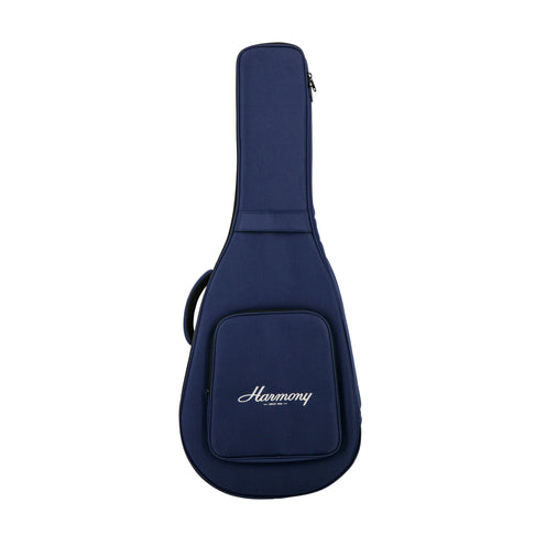 Harmony Premium Acoustic Guitar Bag for GA / Dreadnought, Navy Blue