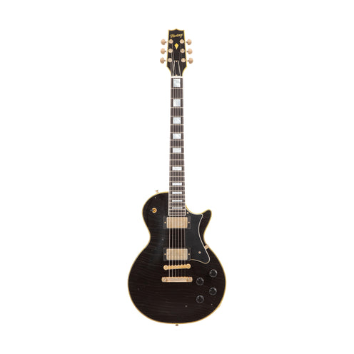 Heritage Custom Shop Core Collection H-157 Mahogany Top Electric Guitar with Case, Ebony, Artisan Aged