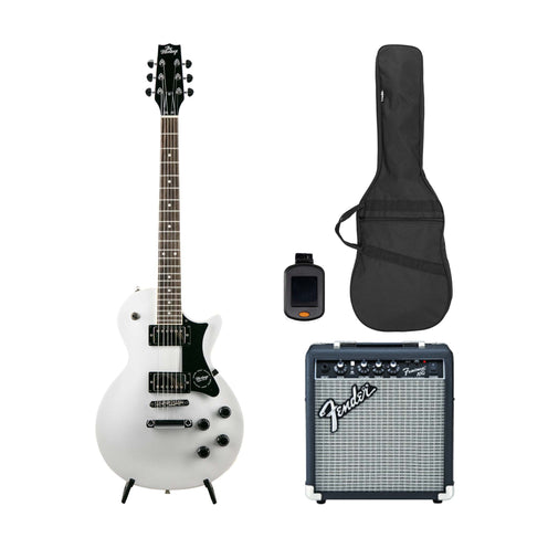Heritage Ascent Collection H-150 Electric Guitar Bundle, White (NEW)