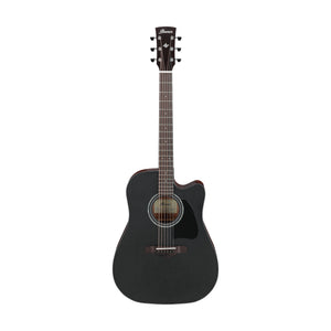 Ibanez Artwood AW247CE-WKH Acoustic Guitar, Weathered Black Open Pore