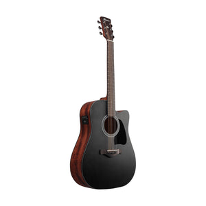 Ibanez Artwood AW247CE-WKH Acoustic Guitar, Weathered Black Open Pore