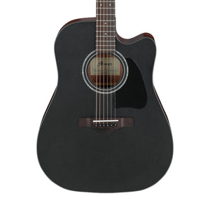 Ibanez Artwood AW247CE-WKH Acoustic Guitar, Weathered Black Open Pore