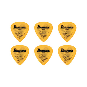 Ibanez B1000PG-YE Paul Gilbert Guitar Pick Set, Yellow, 6pcs