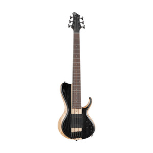 Ibanez Bass Workshop BTB866SC-WKL 6-String Bass Guitar, Weathered Black Low Gloss
