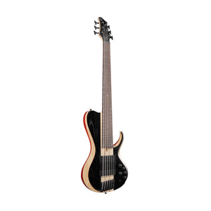Ibanez Bass Workshop BTB866SC-WKL 6-String Bass Guitar, Weathered Black Low Gloss