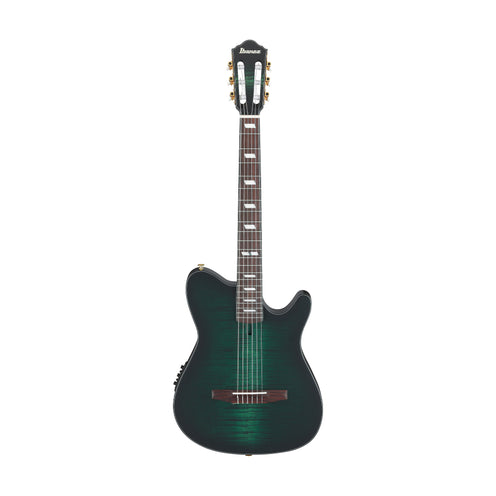 Ibanez FRH20FMN-DGL Acoustic-Electric Guitar, Deep Emerald Green Low Gloss