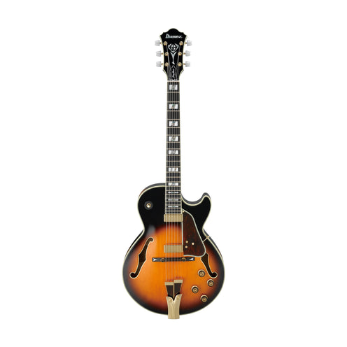 Ibanez GB10 George Benson Signature Electric Guitar w/Case, Brown Sunburst