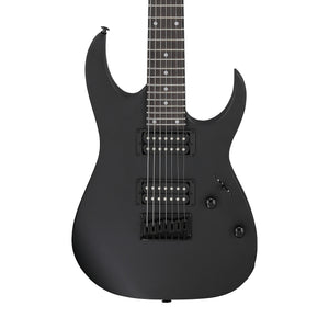 Ibanez GRG7221-BKF Electric Guitar, Black Flat