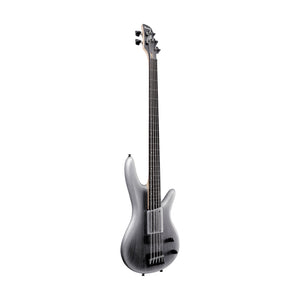 Ibanez GWB25TH-SWF 5-String Electric Bass Guitar w/Gig bag, Silver Wave Burst Flat