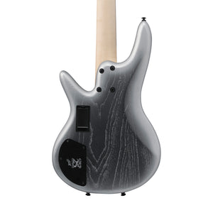 Ibanez GWB25TH-SWF 5-String Electric Bass Guitar w/Gig bag, Silver Wave Burst Flat